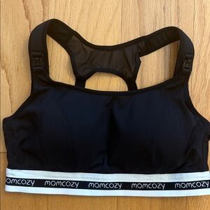 Momcozy Nursing Bra Comfort Sleep‎ Maternity Bra black large L